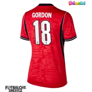 Anglie Anthony Gordon #18 Dámské Venkovní Dres MS 2026 Krátký Rukáv